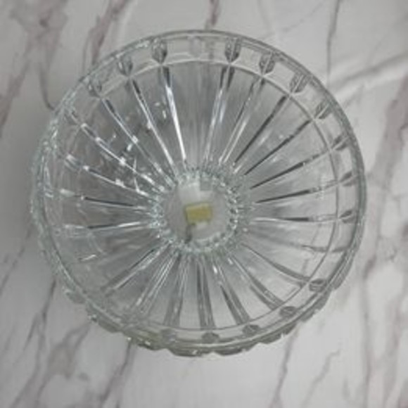 Vintage Crystal Mikasa Reflections 9in Round Bowl - Picture 7 of 10